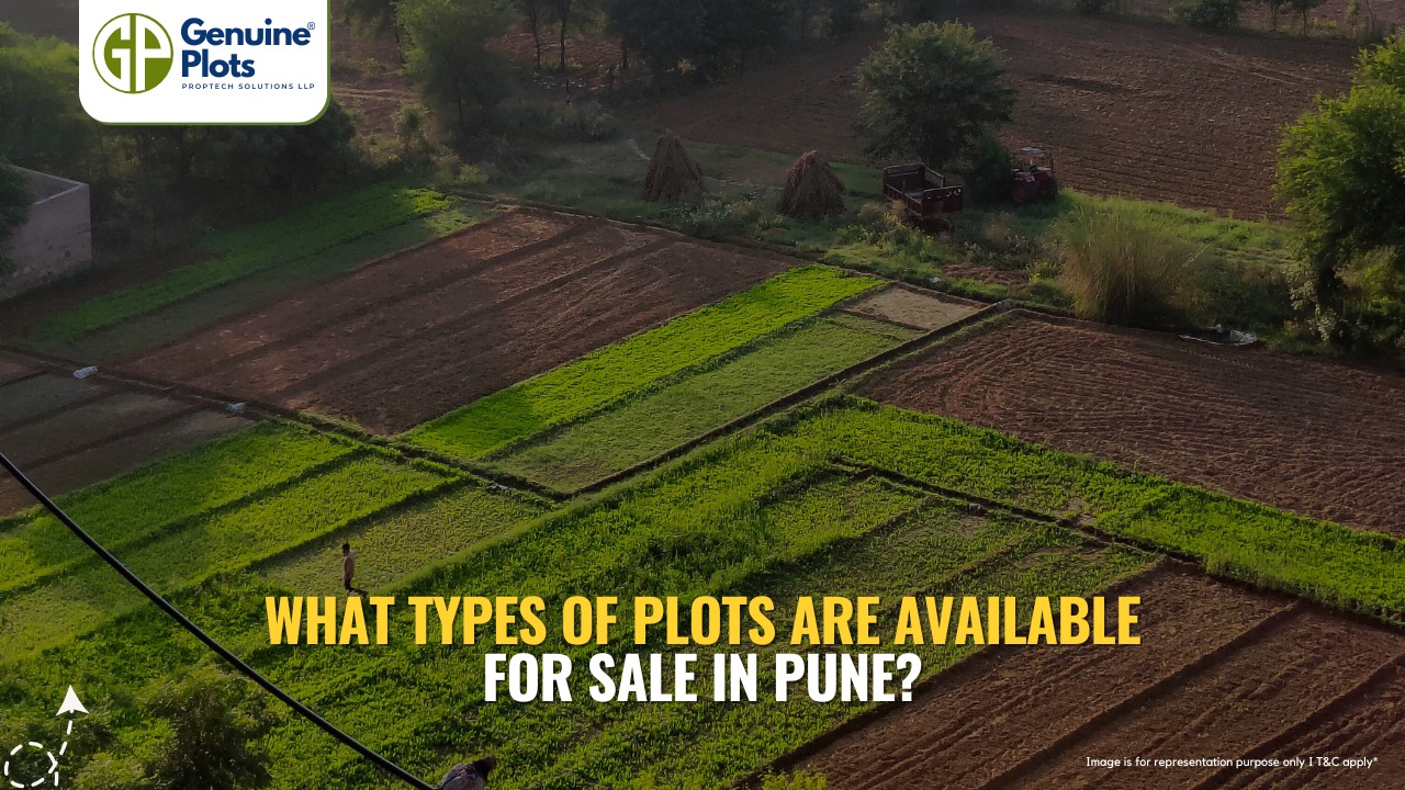 What types of plots are available for sale in Pune?